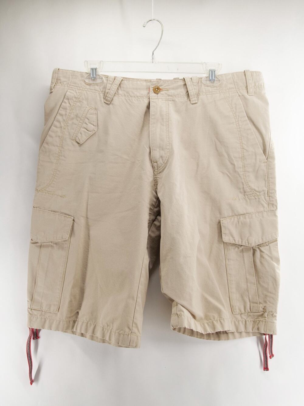 Hugo Boss Sheridan Cargo Shorts Mens 38 Khaki Tan Comfort Fit Cotton 12" Inseam